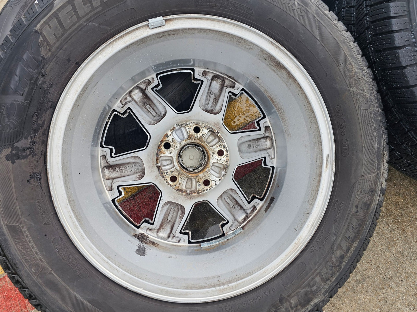 20" Dodge Ram 1500 OEM chrome wheels rims 2365 tires MICHELIN