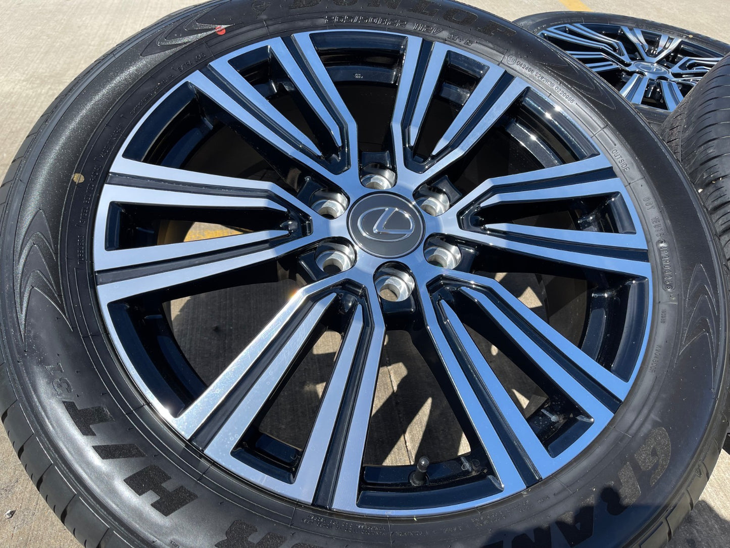 22" Lexus LX600 OEM wheels rims 74402 Toyota Tundra Sequoia 2025 2026 2027