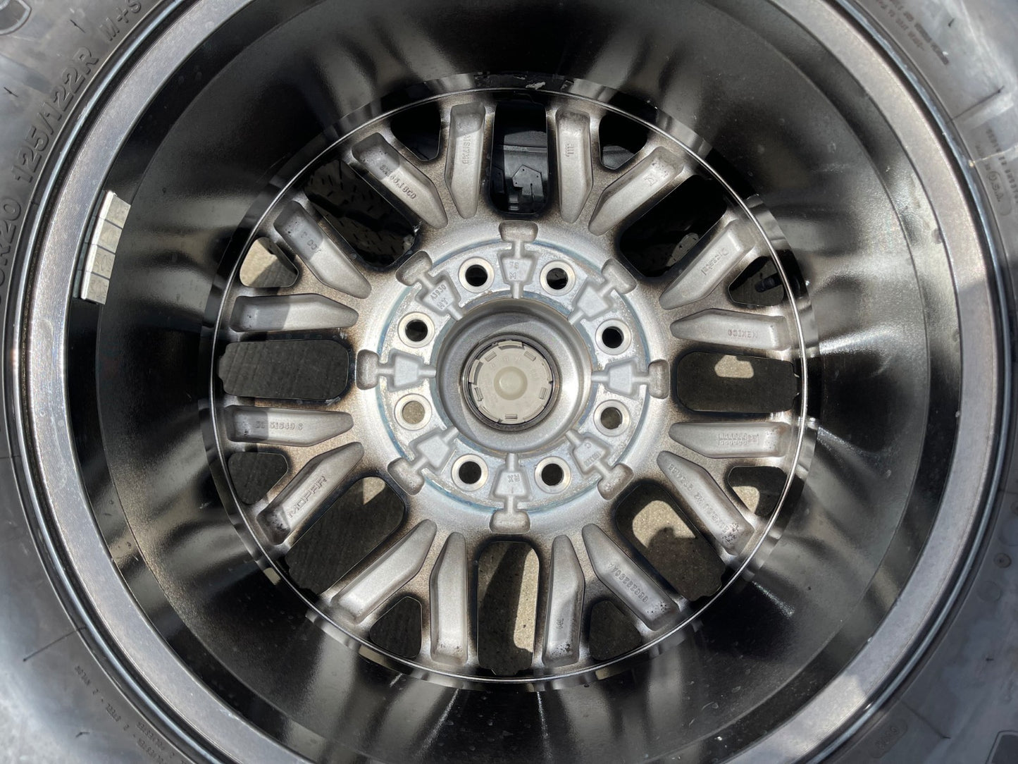 20" Dodge Ram 2500 3500 LARAMIE OEM 51649 wheels rims A/T2 2025 2026