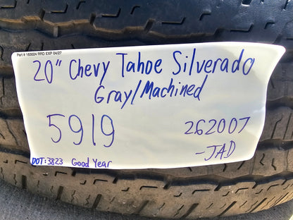 20" Chevy Tahoe Silverado OEM 5919 wheels rims GMC Yukon tires GOODYEAR