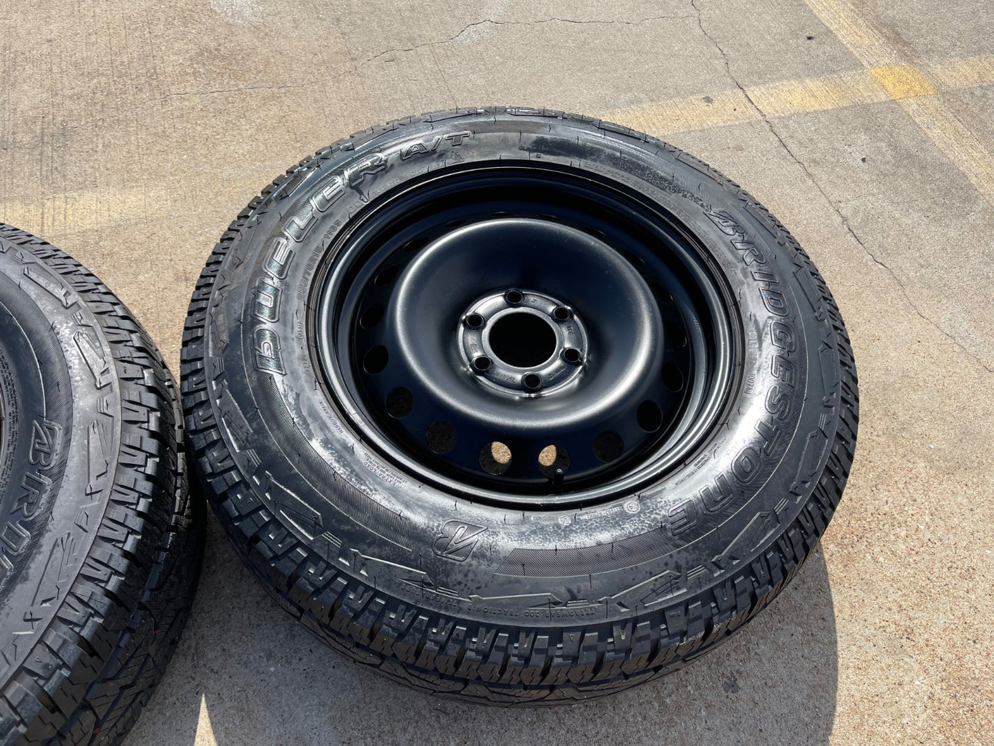 (1) 18" INEOS Grenadier OEM steel wheel rim tire 2024 2025 2026 NEW
