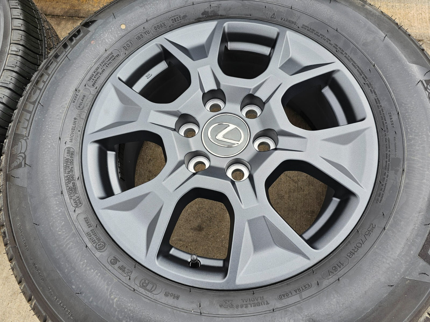 18" Lexus GX550 OEM wheels rims Toyota Land Cruiser Tundra Sequoia 2024 2025 NEW