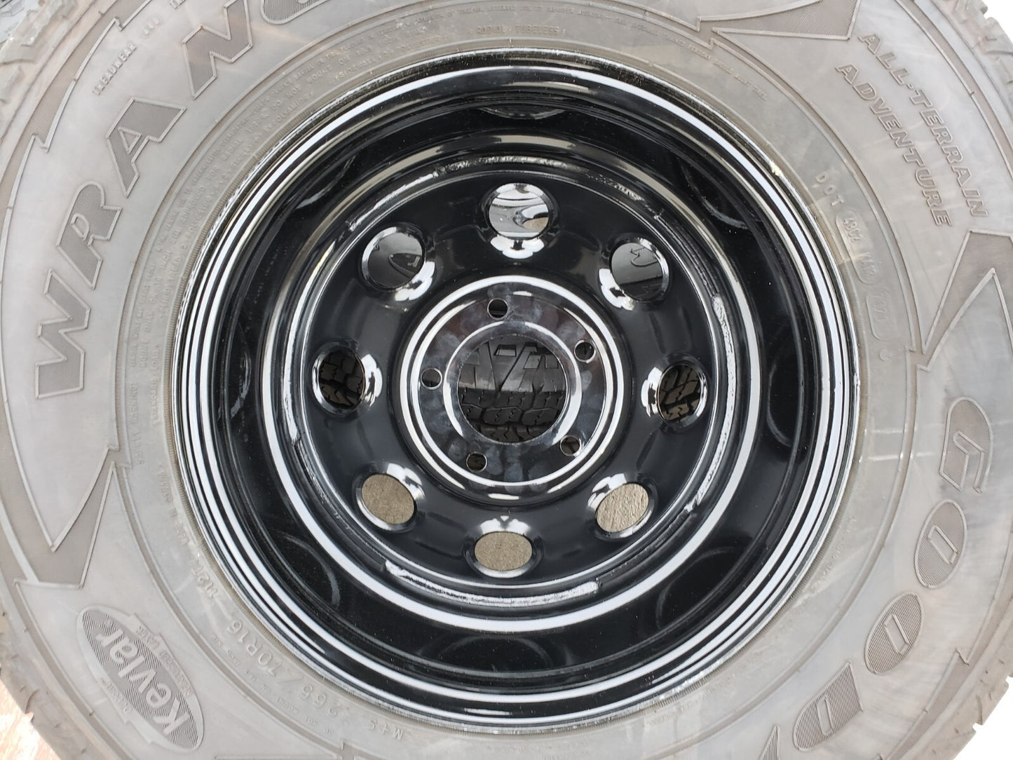 16x7 Aftermarket Jeep Wrangler wheels rims 5x127 5x5 2013 2014 2015 2016 2017