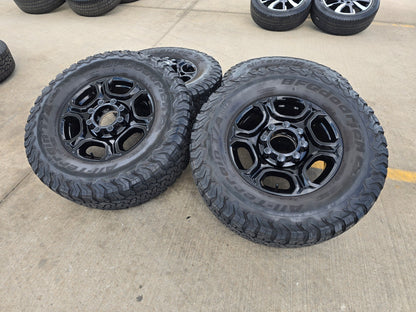 18" Ford F-250 F-350 Lariat FX-4 OEM black 10479 wheels rims 2025 2026 BFG 34"