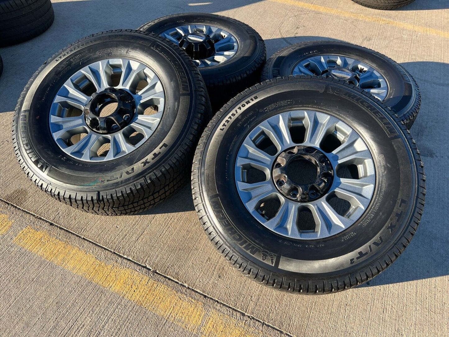 18" Ford F-250 F-350 OEM TREMOR gray rims wheels 10097 tires 2024 2025 NEW