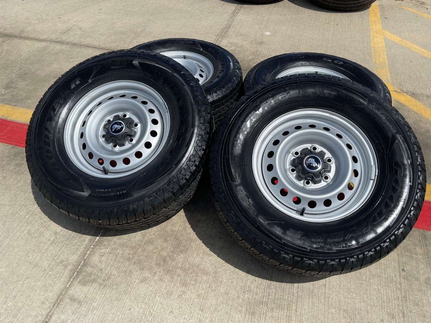 16" Ford Bronco steel wheels rims SET 10226 Ranger tires DISCOUNTED