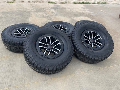 17" Jeep Wrangler 392 Gladiator Rubicon OEM 9329 BEADLOCK wheels rims BFG 35"
