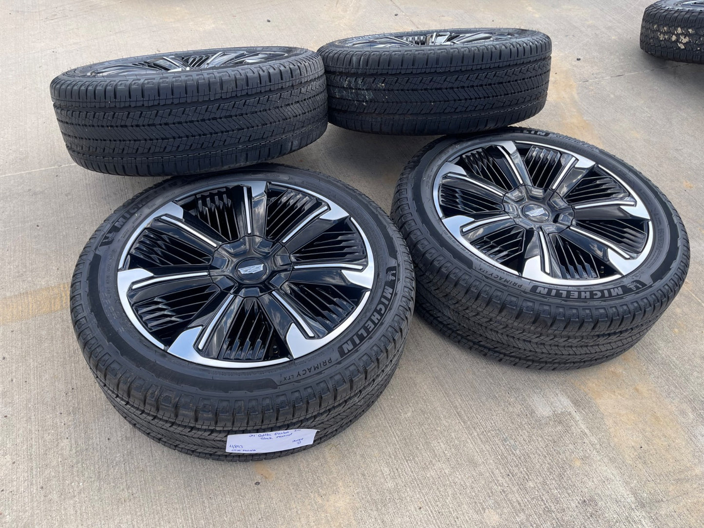 24" Cadillac Escalade IQ EV OEM 4893 wheels rims Hummer 2025 2026 2027 SET NEW