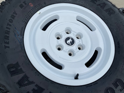 17" Ford Bronco HERITAGE Limited Edition wheels rims white 2025 2026 NEW 35"