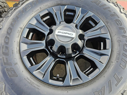 18" Ford F-250 F-350 OEM TREMOR black rims wheels 10097 tires BFG 34"