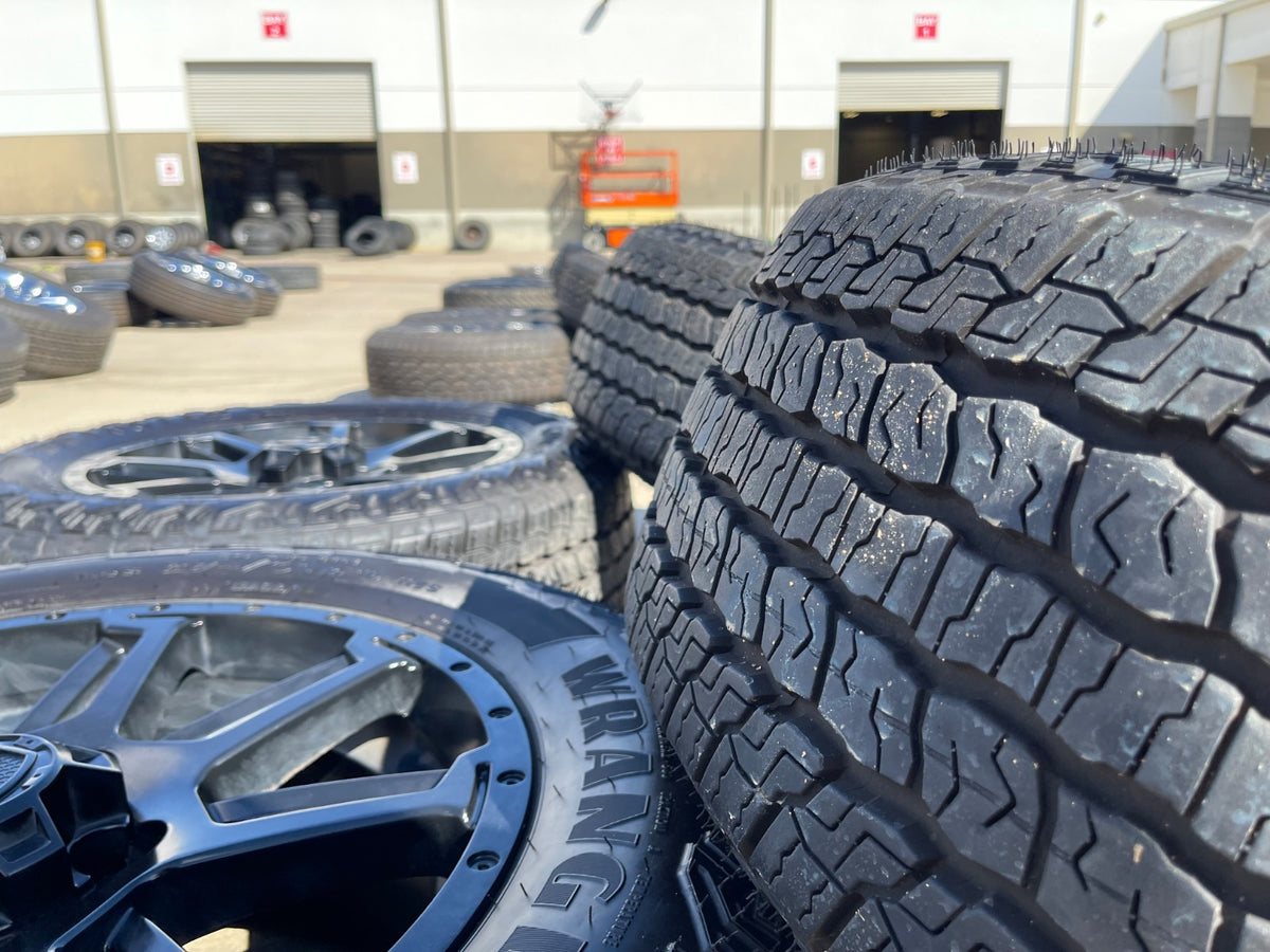 20" Toyota Tundra PLATINUM OEM 75159 SET wheels rims 5x150 tires GOODYEAR AT SET