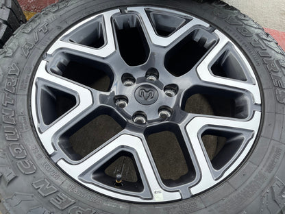 20" Dodge Ram 1500 OEM 94059 Laramie wheels rims 68583860AA TOYO A/T3