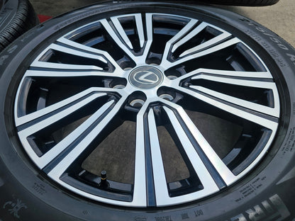 22" Lexus LX600 GX550 OEM wheels rims 74402 Toyota Tundra Sequoia SET PIRELLI
