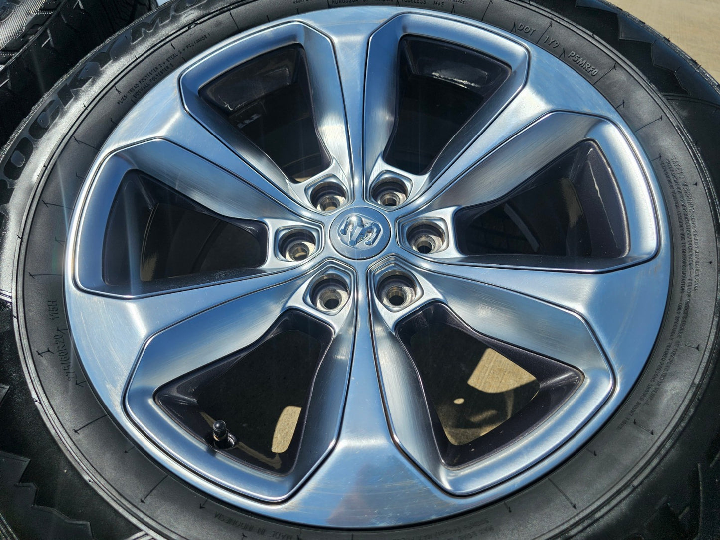 20" Dodge Ram 1500 OEM Laramie Long Horn wheels rims 2681 tires SET HANKOOK