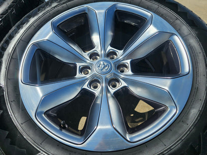 20" Dodge Ram 1500 OEM Laramie Long Horn wheels rims 2681 tires SET HANKOOK