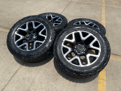20" Dodge Ram 1500 OEM Laramie wheels rims 68583860AA 2024 2025 TOYO A/T3
