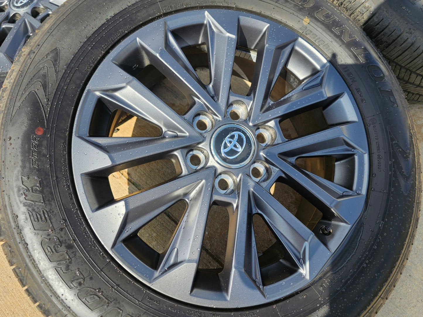 20" Toyota Land Cruiser OEM wheels rims 94057 Tundra Sequoia SET 2025 2026 NEW