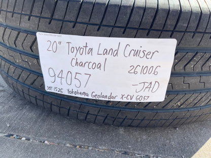 20" Toyota Land Cruiser OEM wheels rims 94057 Tundra Sequoia 2025 2026 2027 NEW