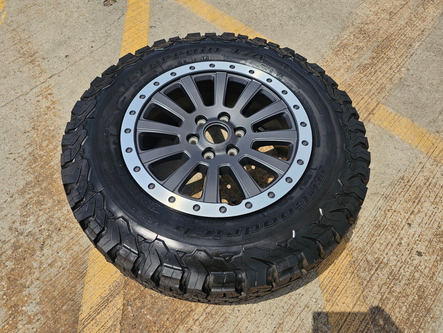 NEW 18" INEOS Grenadier OEM (1) wheel rim tire BFG KO2 A/T FITS 2022-2027