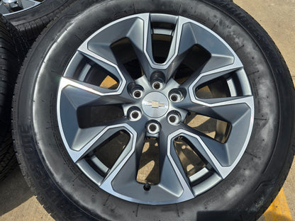 20" Chevy Silverado 1500 Tahoe OEM 5915 5916 wheels rims 2026 BRIDGESTONE NEW