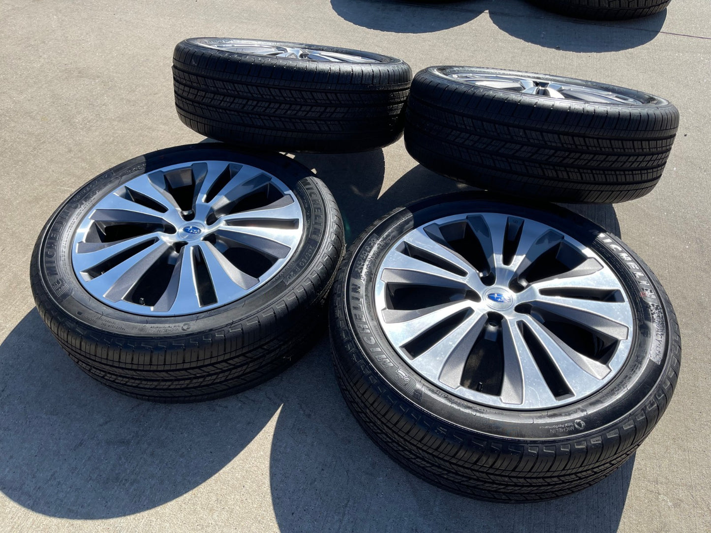 20" Subaru Ascent Outback Legacy Forester OEM 68872 wheels rims NEW MICHELIN
