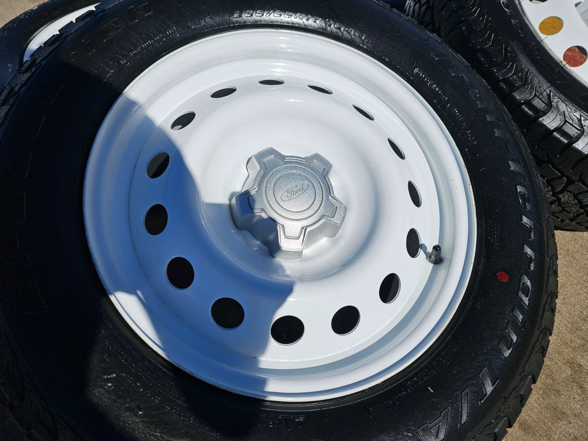 17" Ford Maverick Bronco Sport WHITE rims wheels 10415 OEM SET NEW BFG A/T