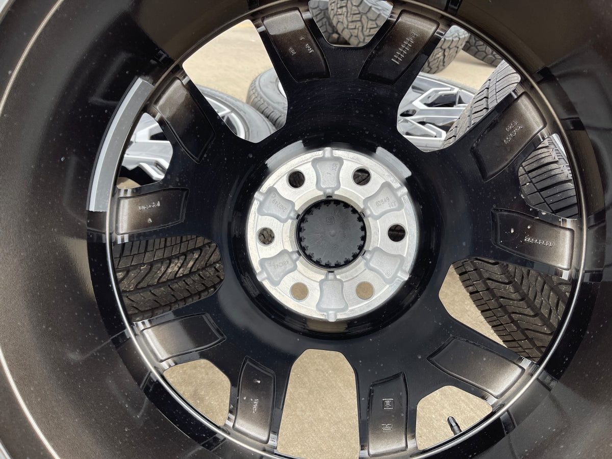24" Chevy Tahoe Silverado OEM High Country wheels rims tires SET 2026 2027 NEW