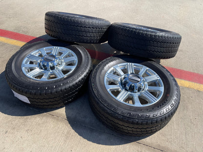 20" Ford F-250 F-350 Platinum OEM 10153 rims wheels POLISHED LARIAT SET