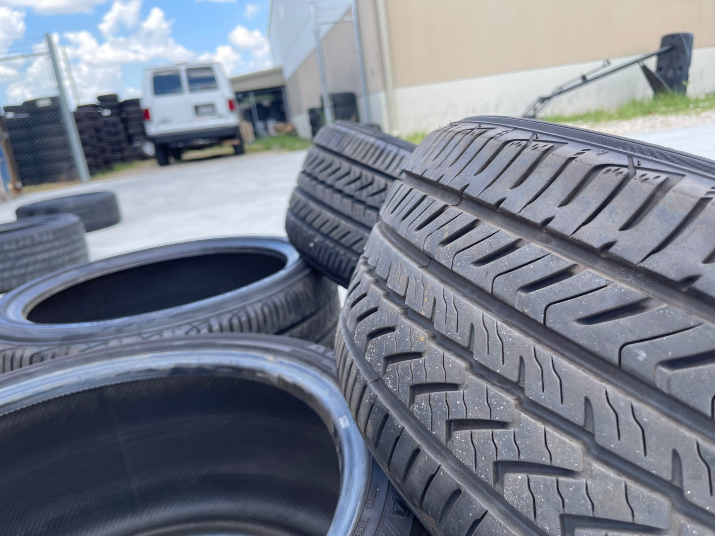 (2) 245/40R19 + (2) 275/35R19 Yokohama Advan Sport A/S+ Plus 98Y XL tires SET