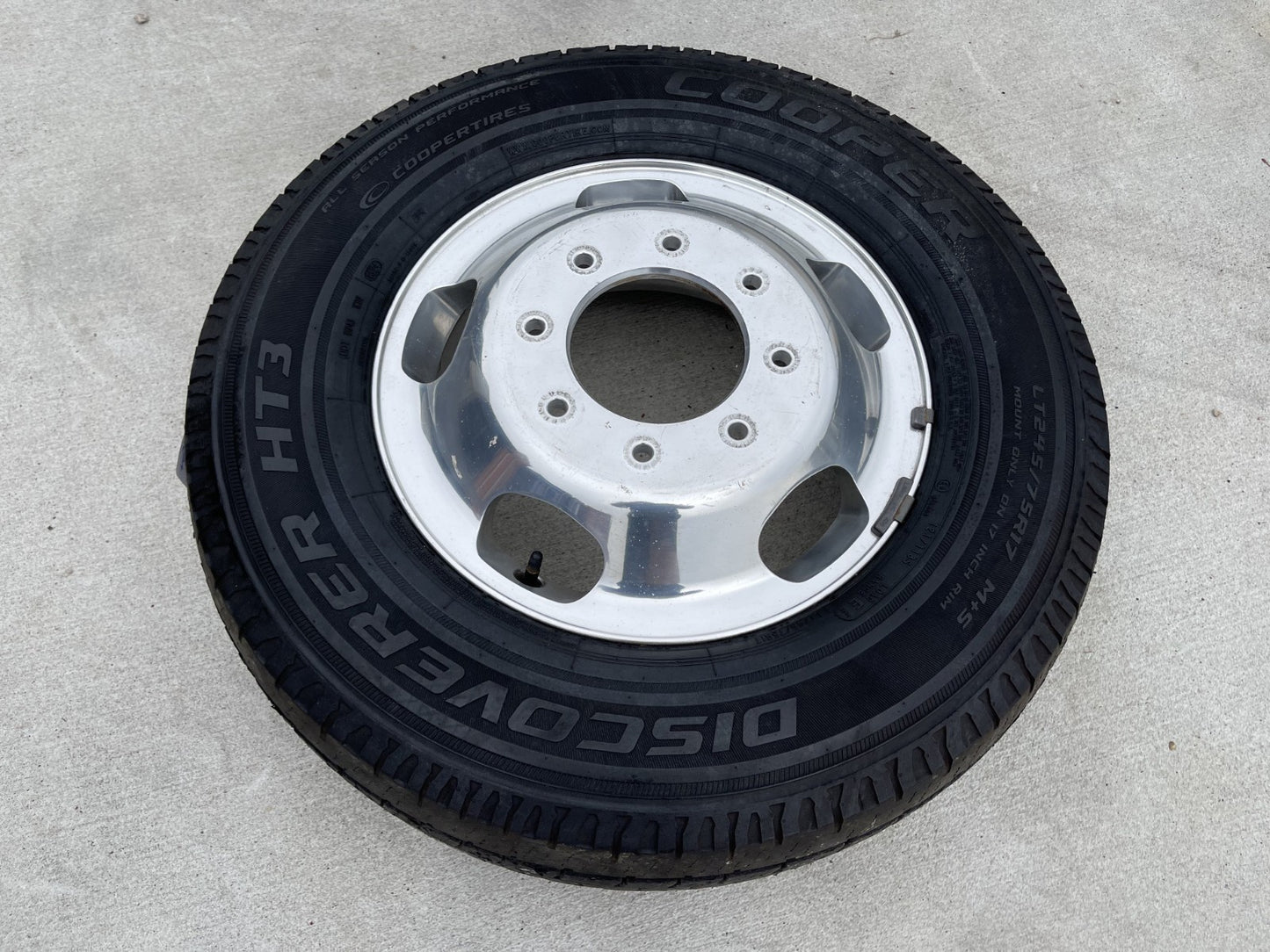 17" Ford F-350 Dually OEM 10477 FRONT rim wheel tire spare single COOPER