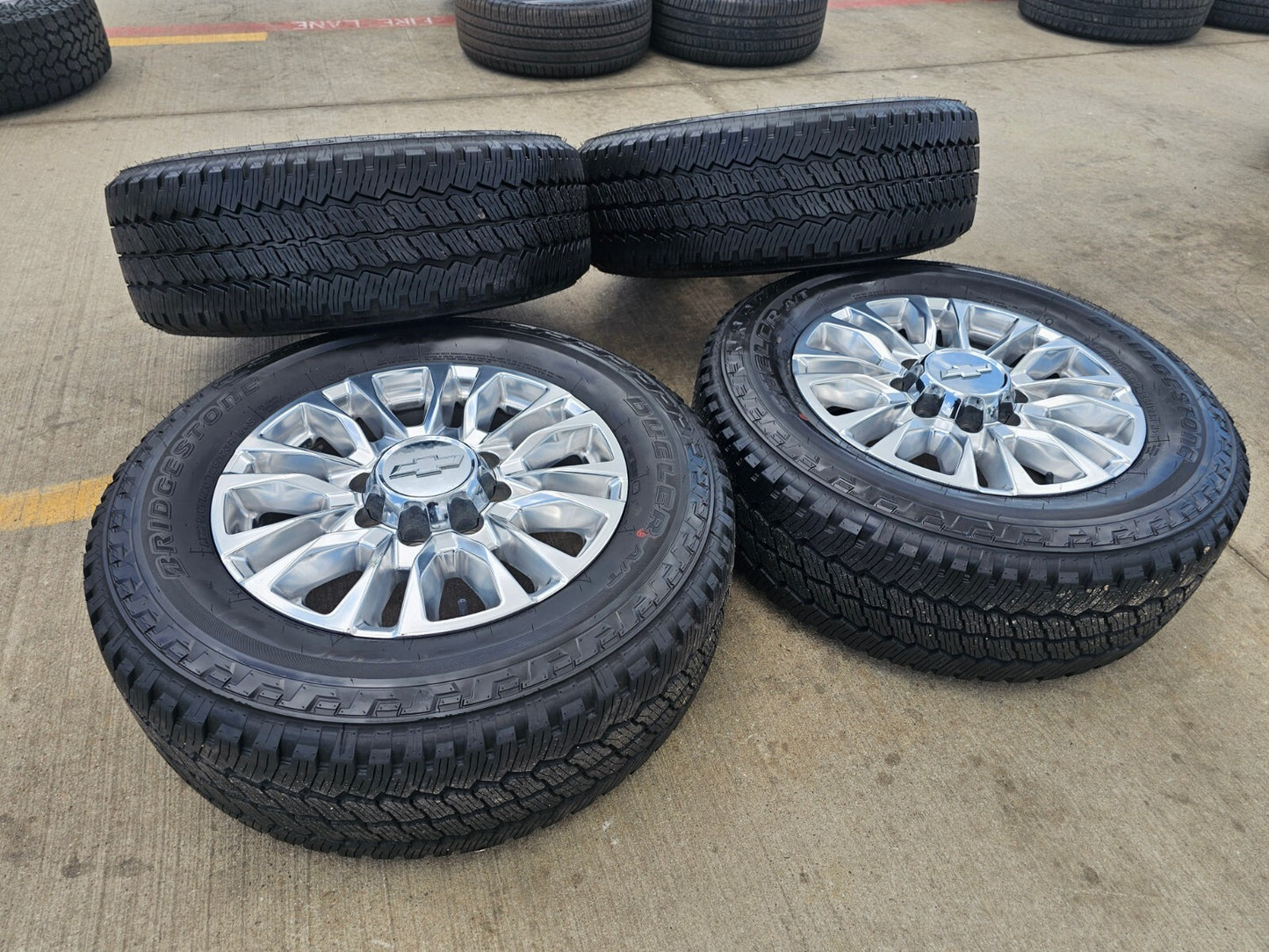 20" Chevy Silverado High Country 2500 3500 OEM 5961 wheels rims tires DUELER A/T