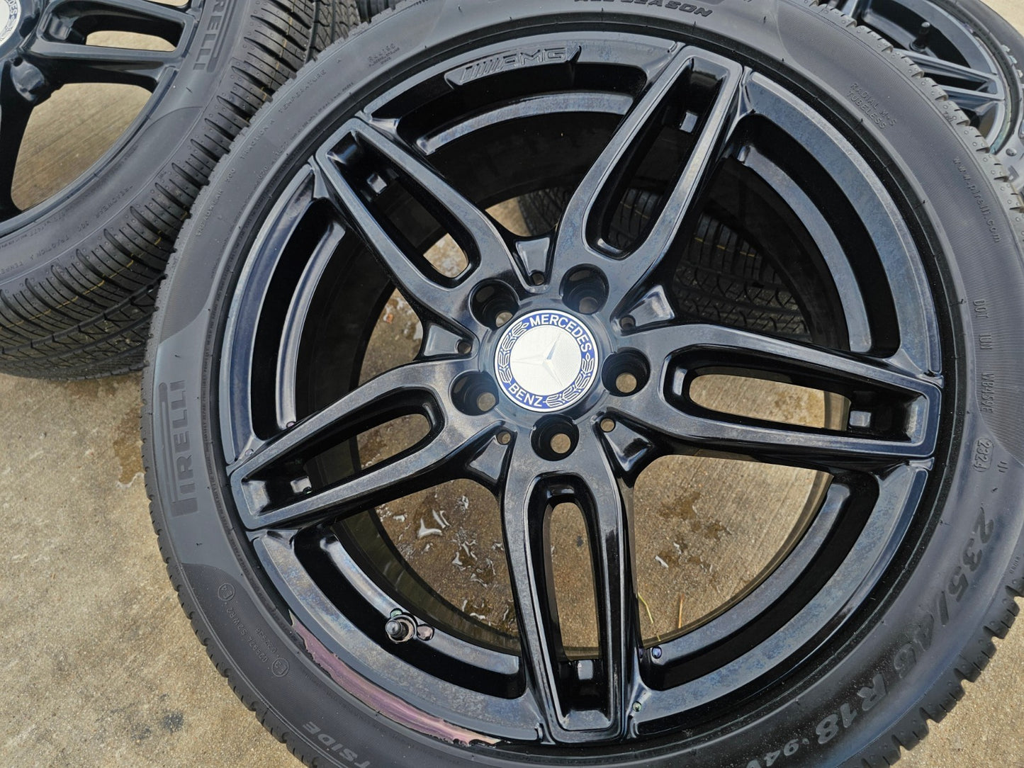 18" Mercedes CLA250 C E S Class OEM 85530 wheels rims tires PIRELLI NEW