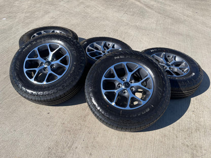 17" Jeep Gladiator OEM wheels rims 9235 Wrangler 2024 2025 2026 NEXEN NEW