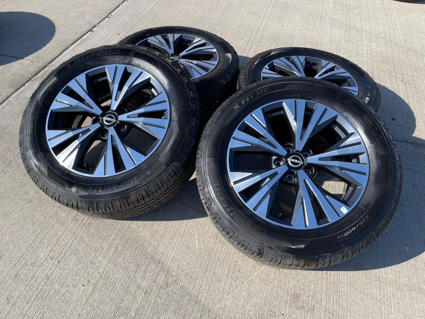 18" Nissan Murano Pathfinder FX35 FX45 QX60 OEM 62828 wheels rims 2023 2024 2025