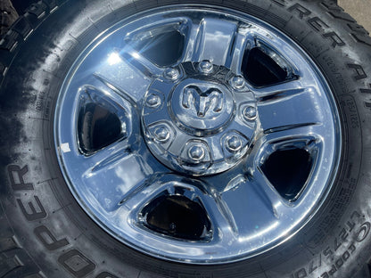 18" Dodge Ram 2500 3500 STEEL chrome OEM 2473 wheels rims SET COOPER