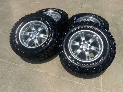 17" Toyota FJ Cruiser BBS TRD PRO 4Runner Tacoma OEM wheels rims BFG KO2 A/T NEW