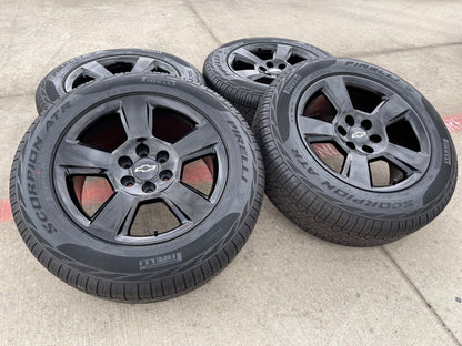 20" Chevy Silverado 1500 Tahoe Suburban OEM wheels rims 5652 PIRELLI A/TR NEW