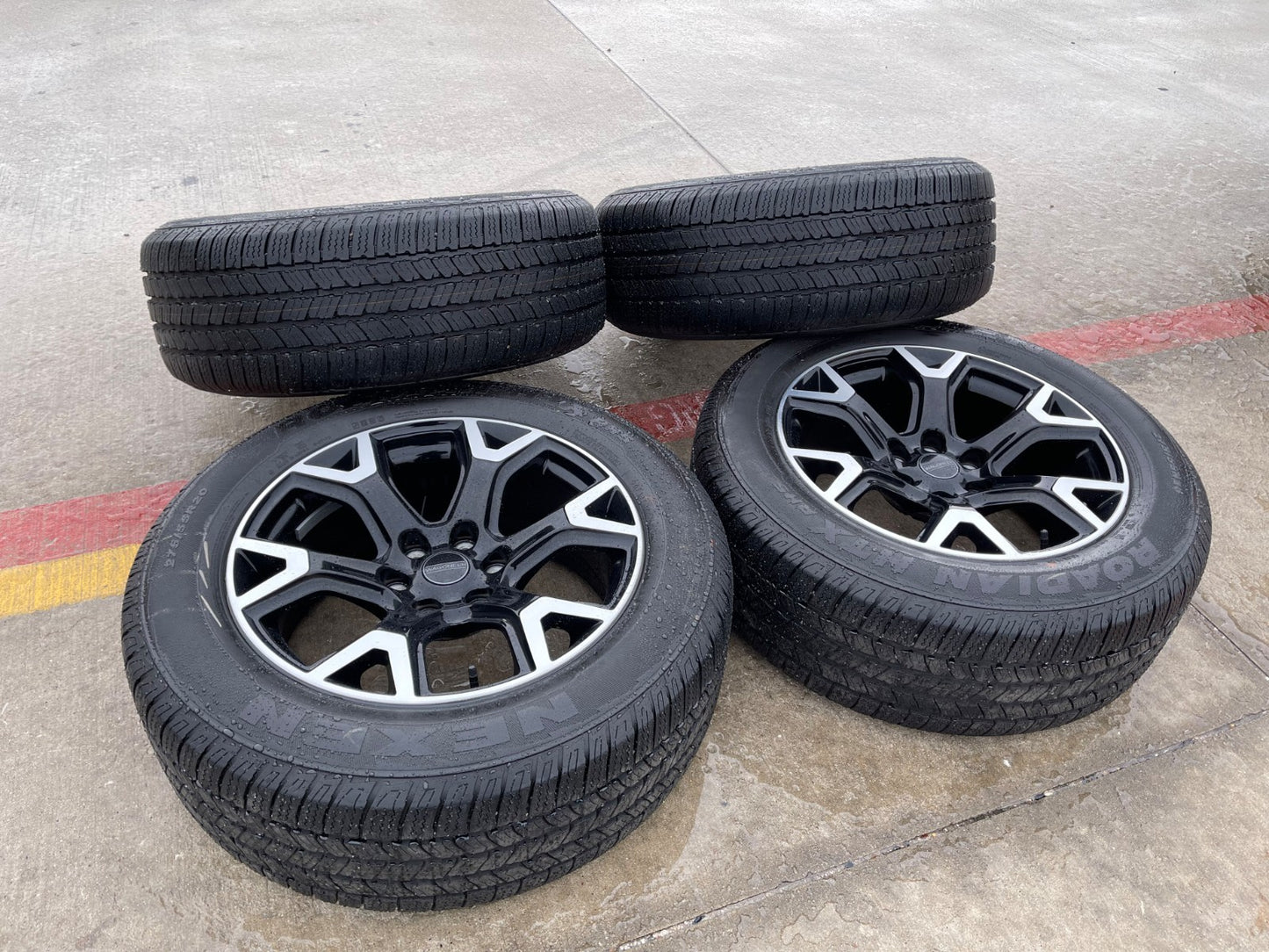 20" Jeep Grand Wagoneer Dodge Ram 1500 OEM black 9296 wheels rims 2025 2026 NEW