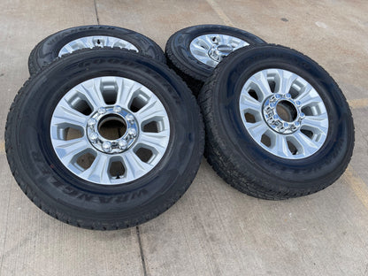 18" Ford F-250 F-350 OEM rims wheels 10097 tires GOODYEAR A/T