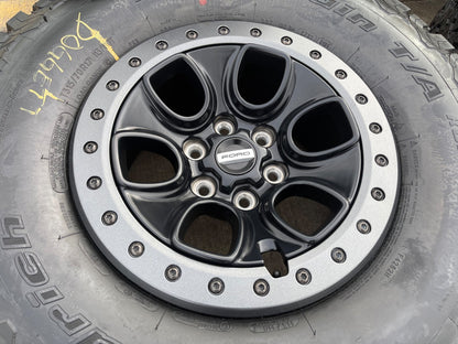 17" Ford F-150 Raptor OEM BEADLOCK rims wheels 10459 95210 BFG KO2 35" tires NEW