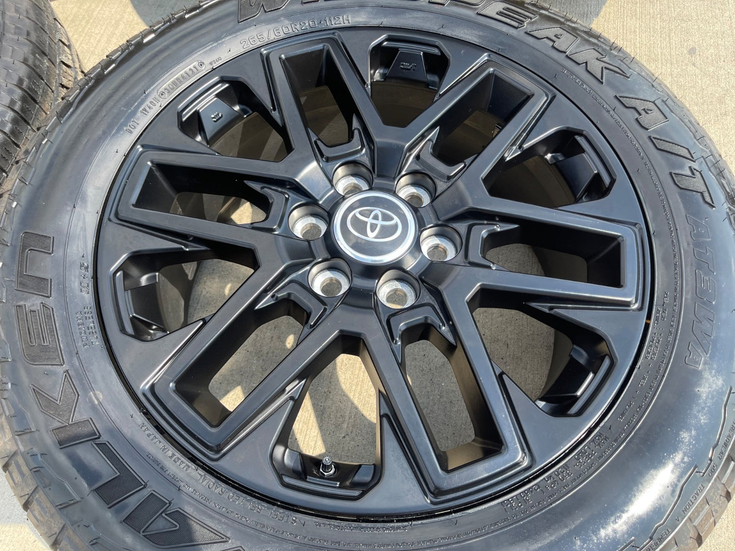 20" Toyota Tundra TRD wheels rims OEM SET TSS # 75276 95295 Sequoia FALKEN A/T3