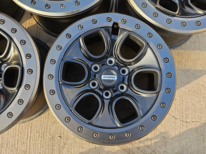 (5) 17" Ford F-150 Raptor OEM BEADLOCK rims wheels 10459 95210 NEW