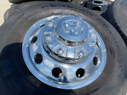 17" Dodge Ram 3500 Dually Laramie 8x200 wheels rims 2701 2702 OEM 2022 2023 2024