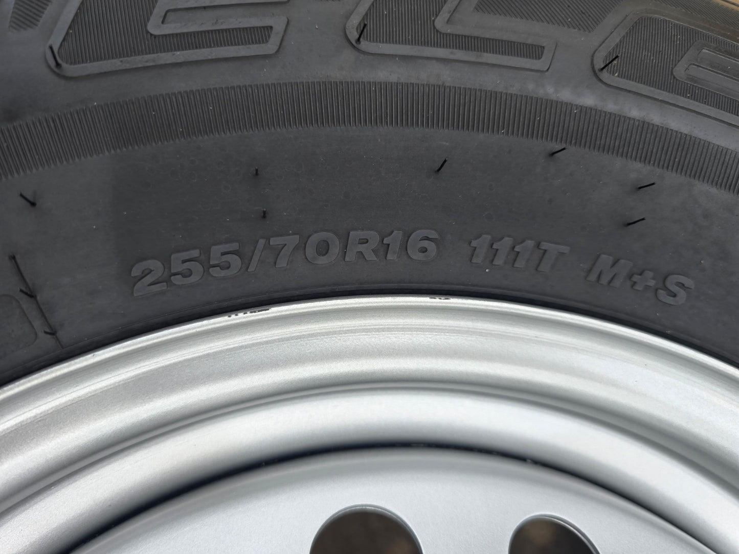 16" Bronco Ford Ranger steel wheels rims tires SET 10226 2022-2027