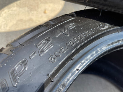 (2) 285/35R20 + (2) 305/35R20 BFG G-Force Comp 2 A/S 104Y XL tires SET