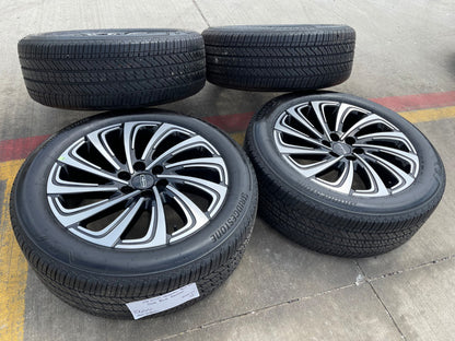 22" Lincoln Navigator OEM 10666 rims wheels BLACK LABEL BRIDGESTONE NEW