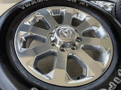 20" Dodge Ram 2500 3500 LARAMIE OEM 2700 wheels rims A/T tires 2024 2025 NEW