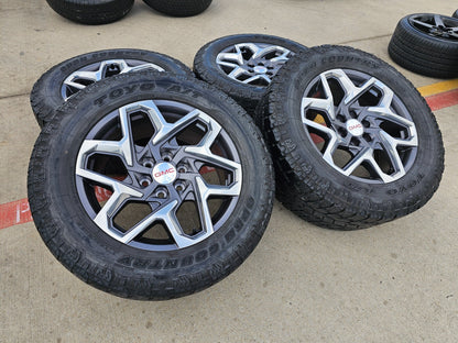 20" GMC Sierra Yukon AT4 Tahoe Silverado OEM wheels rims 95369 TOYO A/T2