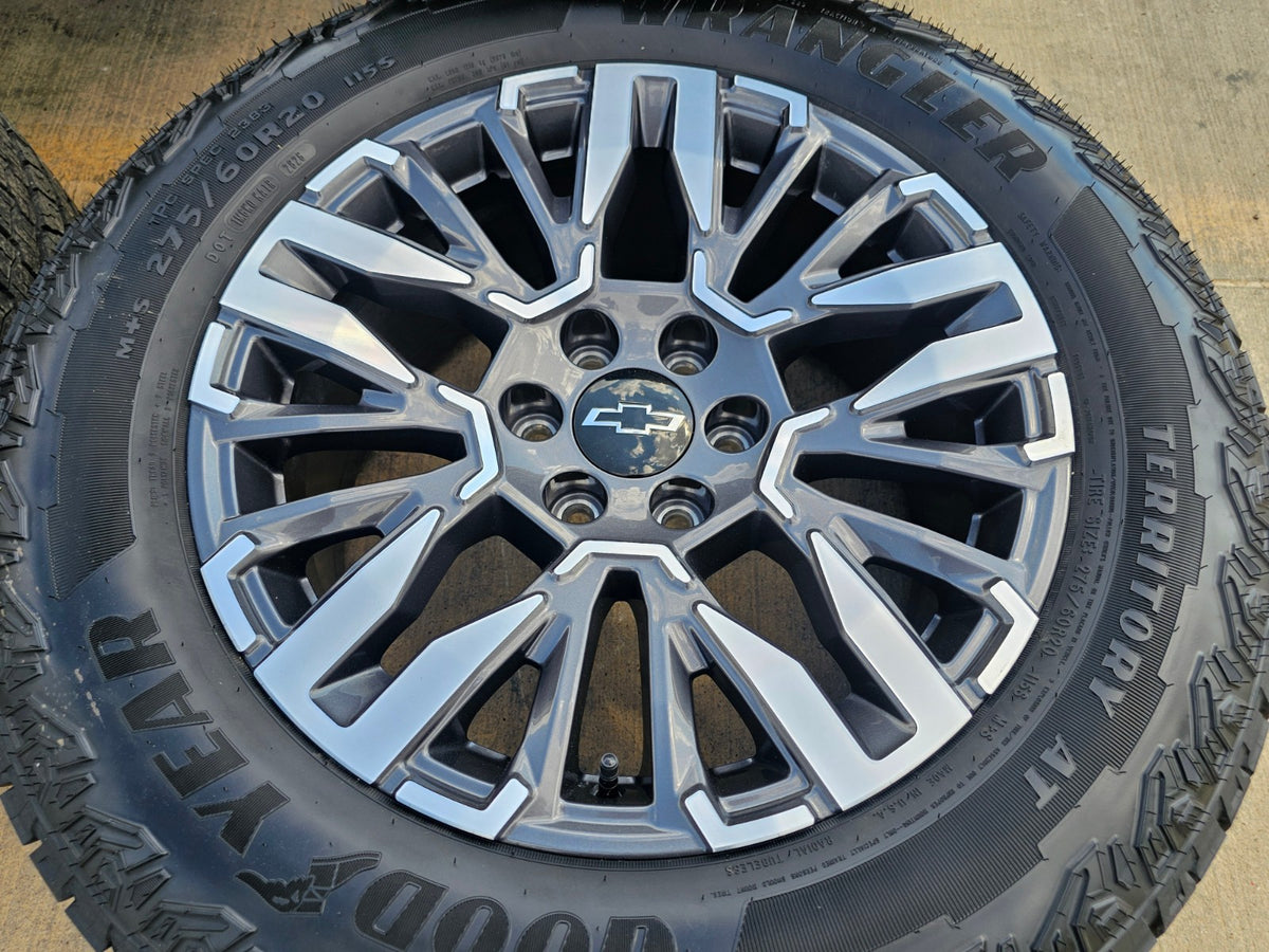 20" Chevy Silverado Suburban Tahoe Z71 OEM wheels rims SET 2025 2026 2027 NEW