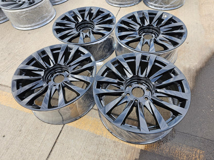 22" Cadillac Escalade OEM Black wheels rims 4873 95026 Tahoe Silverado 2024 2025